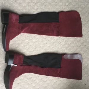 Suede boots